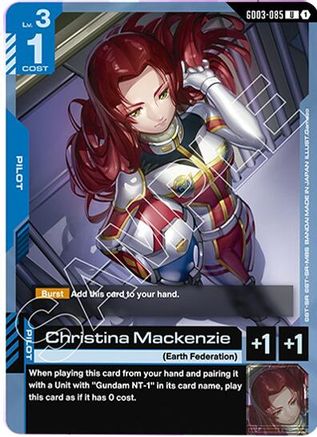 Image of Christina Mackenzie (GD03-085) - Steel Requiem
