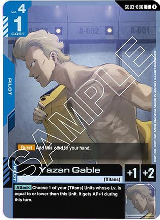 Image of Yazan Gable (GD03-086) - Steel Requiem