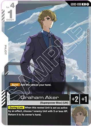 Image of Graham Aker (GD03-098) - Steel Requiem Holofoil