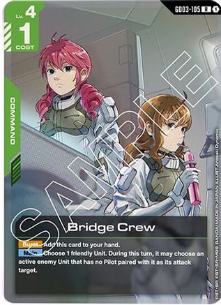 Image of Bridge Crew (GD03-105) - Steel Requiem Holofoil