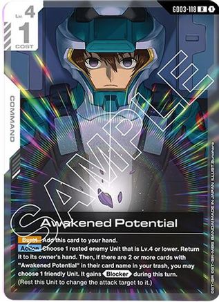 Image of Awakened Potential (GD03-118) - Steel Requiem Holofoil