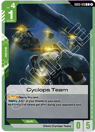 Image of Cyclops Team (GD03-126) - Steel Requiem