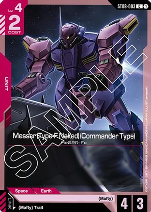 Image of Messer (Type-F Naked) (Commander Type) (ST08-003) - Starter Deck 08 Flash of Radiance
