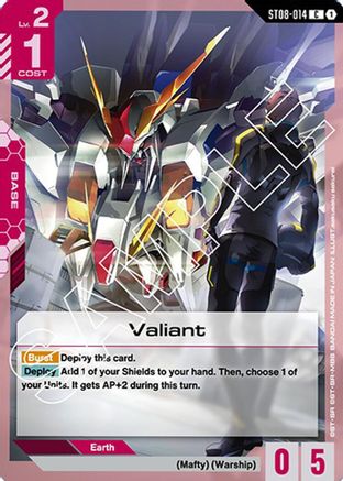 Image of Valiant (ST08-014) - Starter Deck 08 Flash of Radiance