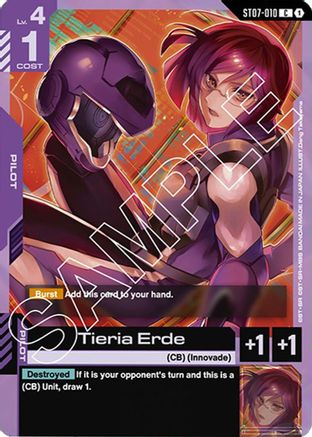 Image of Tieria Erde (ST07-010) - Starter Deck 07 Celestial Drive