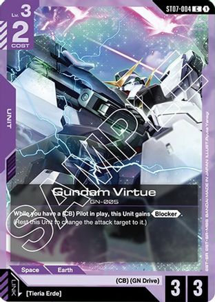 Image of Gundam Virtue (ST07-004) (ST07-004) - Starter Deck 07 Celestial Drive