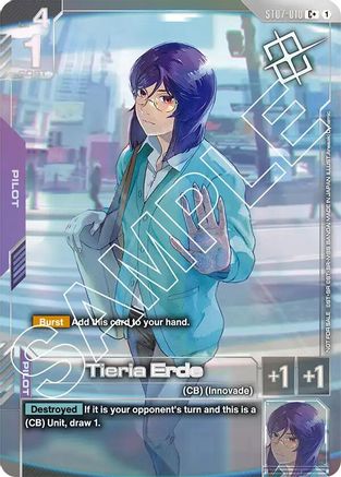 Image of Tieria Erde (Store Tournament Winner Pack 03) (ST07-010) - Gundam Promotional Cards Holofoil