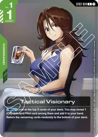 Image of Tactical Visionary (Store Tournament Participant Pack 03) (ST07-014) - Gundam Promotional Cards Holofoil