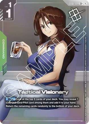 Image of Tactical Visionary (Store Tournament Winner Pack 03) (ST07-014) - Gundam Promotional Cards Holofoil
