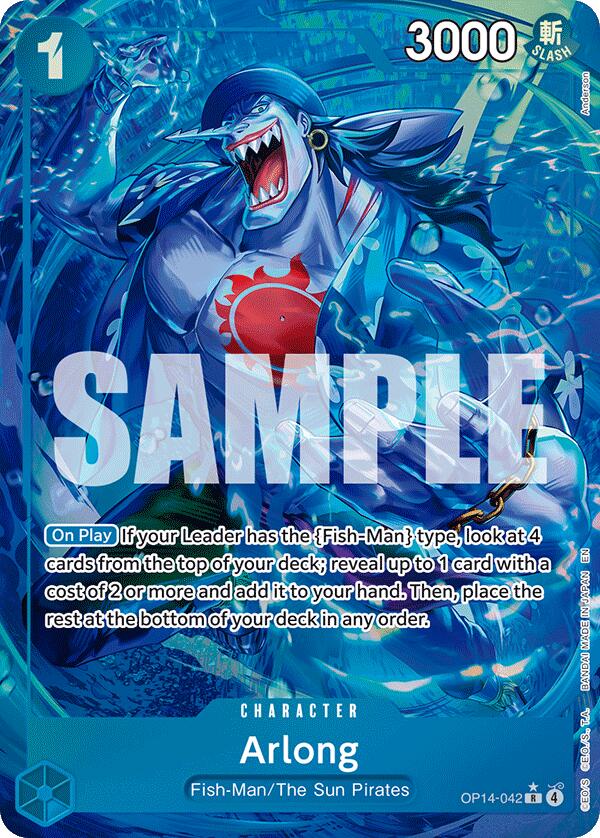 Image of Arlong (Alternate Art) [The Azure Sea's Seven]