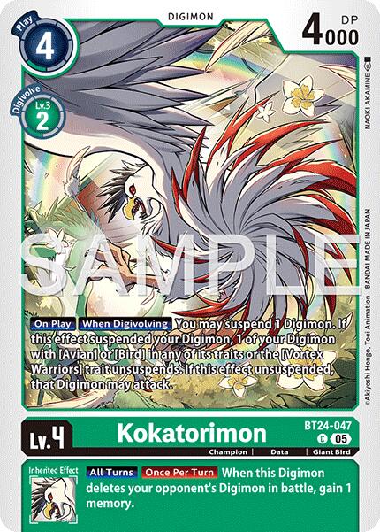 Image of Kokatorimon [BT24-047] [Time Stranger]