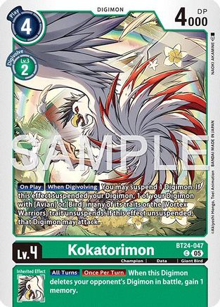 Image of Kokatorimon [BT24-047] [Time Stranger]