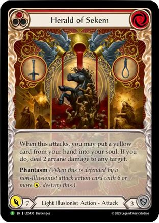 Image of Herald of Sekem [LGS430] (Promo)  Rainbow Foil