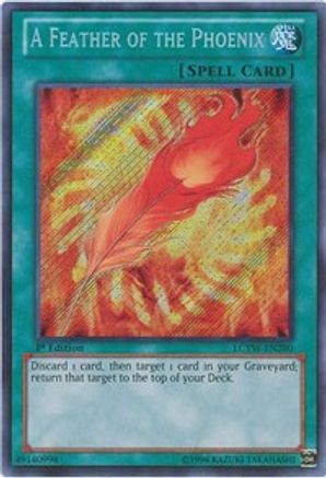 Image of A Feather of the Phoenix [LCYW-EN280] Secret Rare