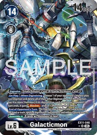 Image of Galacticmon [EX11-046] (Alternate Art) [Dawn of Liberator]