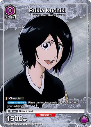Image of Rukia Kuchiki (051) (UEPR/BLC-1-051) - Union Arena Promotion Cards