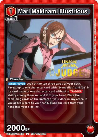 Image of Mari Makinami Illustrious (Judge Pack) (UEPR/EVA-1-091) - Union Arena Promotion Cards Foil