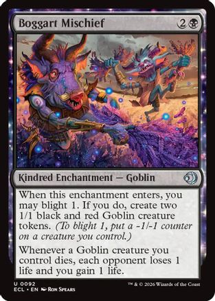 Image of Boggart Mischief [Lorwyn Eclipsed]