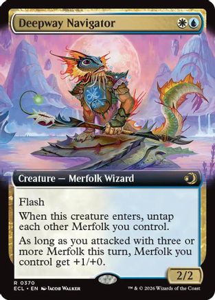 Image of Deepway Navigator (Extended Art) [Lorwyn Eclipsed]