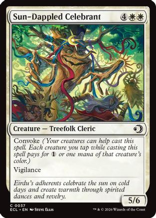 Image of Sun-Dappled Celebrant [Lorwyn Eclipsed]
