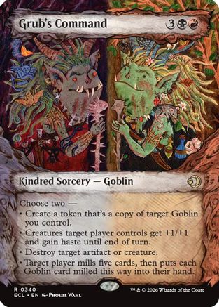 Image of Grub's Command (Showcase) [Lorwyn Eclipsed]