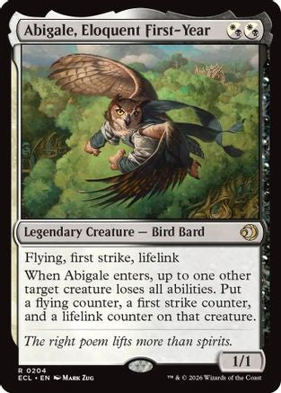 Image of Abigale, Eloquent First-Year [Lorwyn Eclipsed]