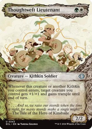Image of Thoughtweft Lieutenant (Showcase) [Lorwyn Eclipsed]