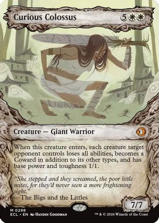 Image of Curious Colossus (Showcase) [Lorwyn Eclipsed]
