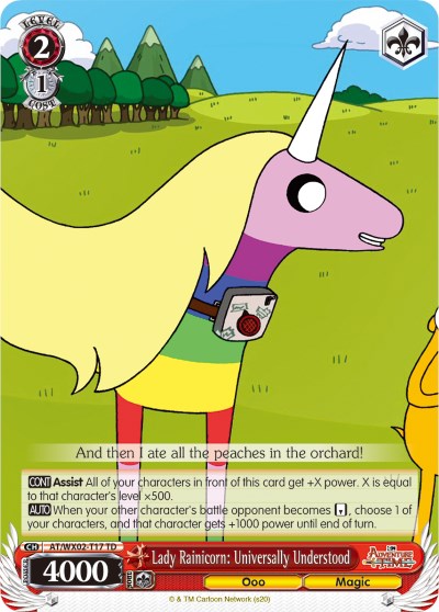Image of Lady Rainicorn: Universally Understood (AT/WX02-T17 TD) [Adventure Time]