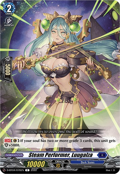 Image of Steam Performer, Luugalza (D-BT04/076EN) [Awakening of Chakrabarthi]