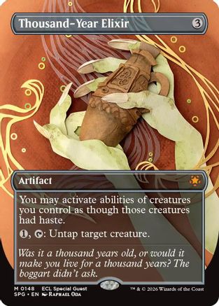 Image of Thousand-Year Elixir (Borderless) [Lorwyn Eclipsed Special Guests]
