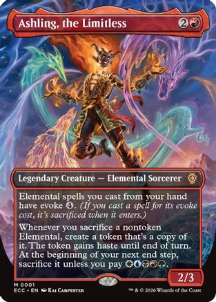 Image of Ashling, the Limitless (Borderless) [Lorwyn Eclipsed Commander]