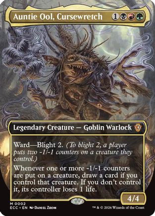 Image of Auntie Ool, Cursewretch (Borderless) [Lorwyn Eclipsed Commander]