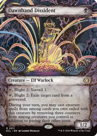 Image of Dawnhand Dissident (Showcase) [Lorwyn Eclipsed]