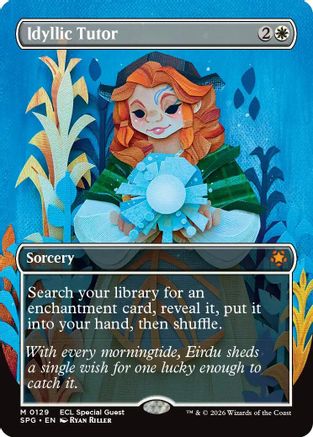 Image of Idyllic Tutor (Borderless) [Lorwyn Eclipsed Special Guests]