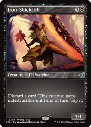 Image of Iron-Shield Elf [Lorwyn Eclipsed Promos]