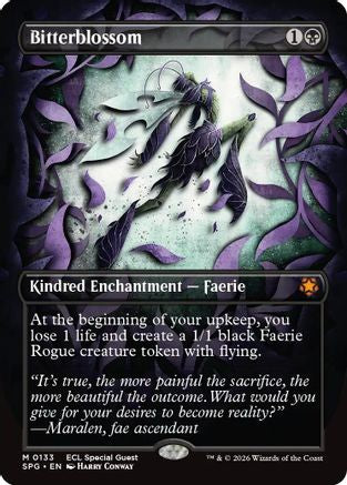 Image of Bitterblossom (Borderless) [Lorwyn Eclipsed Special Guests]