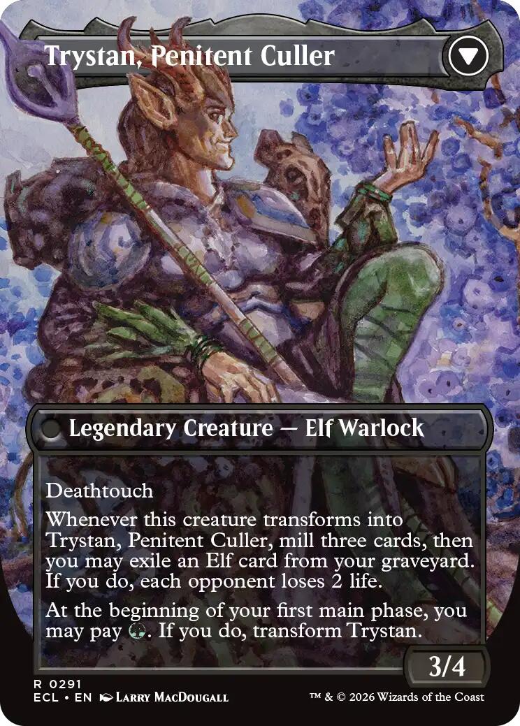 Image of Trystan, Callous Cultivator (Borderless) [Lorwyn Eclipsed]