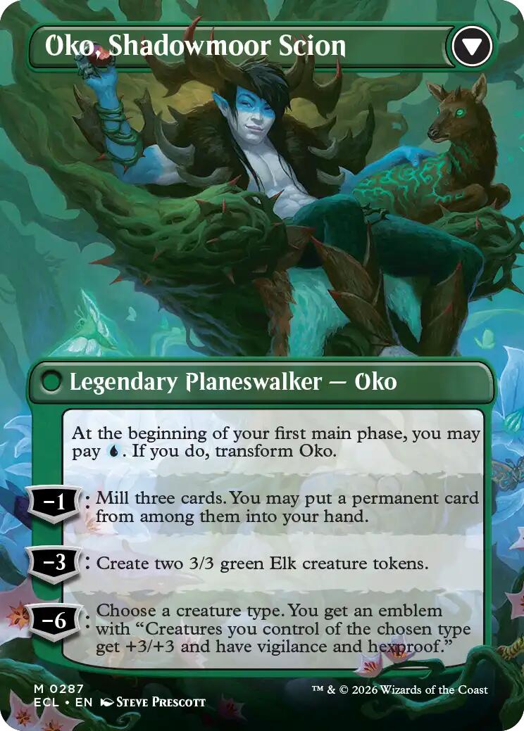Image of Oko, Lorwyn Liege (Borderless) [Lorwyn Eclipsed]
