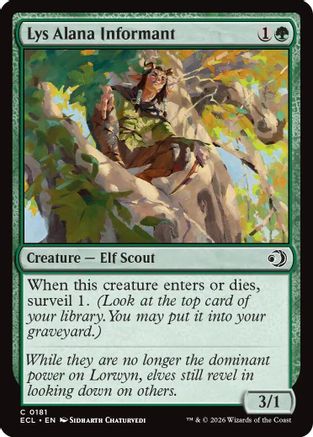 Image of Lys Alana Informant [Lorwyn Eclipsed]