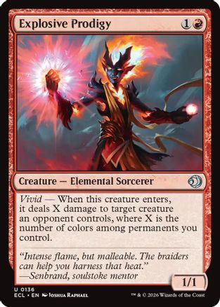 Image of Explosive Prodigy [Lorwyn Eclipsed]