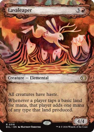 Image of Lavaleaper (Showcase) [Lorwyn Eclipsed]