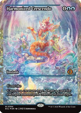 Image of Harmonized Crescendo (0394) (Showcase) (Fracture Foil) [Lorwyn Eclipsed]