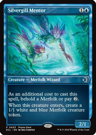 Image of Silvergill Mentor [Lorwyn Eclipsed Promos]