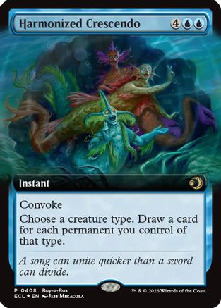 Image of Harmonized Crescendo (Extended Art) (Buy-A-Box) [Lorwyn Eclipsed]