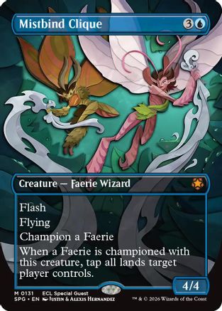 Image of Mistbind Clique (Borderless) [Lorwyn Eclipsed Special Guests]