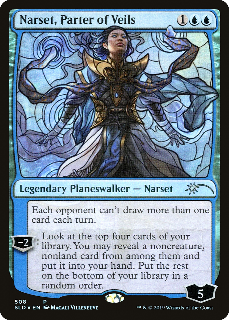 Image of Narset, Parter of Veils (Stained Glass) [Secret Lair Drop Promos]
