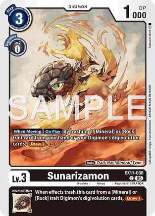 Image of Sunarizamon [EX11-038] [Dawn of Liberator]