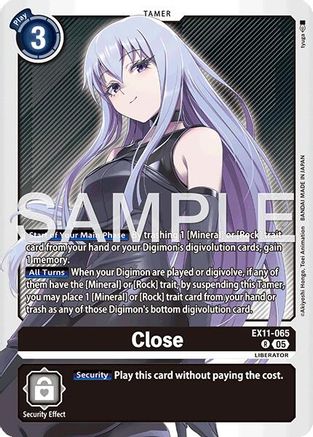 Image of Close [EX11-065] [Dawn of Liberator]