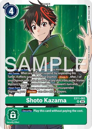 Image of Shoto Kazama [EX11-062] [Dawn of Liberator]